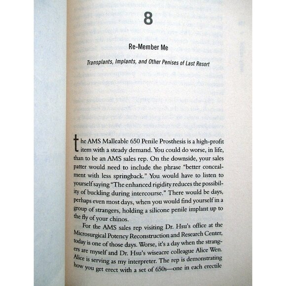 Book - Bonk: The Curious Coupling of Science and Sex, by Mary Roach - Picture 7 of 12